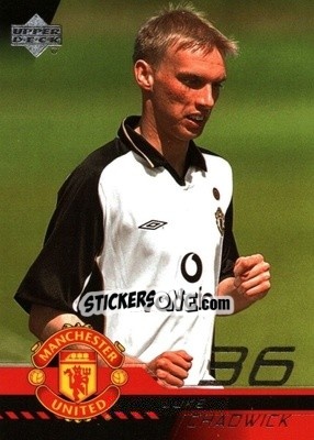 Sticker Luke Chadwick - Manchester United 2001-2002 Trading Cards n. 43 - Upper Deck