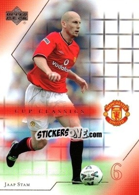 Sticker Jaap Stam - Manchester United 2001-2002 Trading Cards n. 81 - Upper Deck