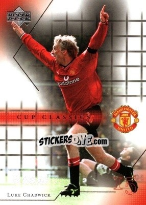 Sticker Luke Chadwick - Manchester United 2001-2002 Trading Cards n. 91 - Upper Deck