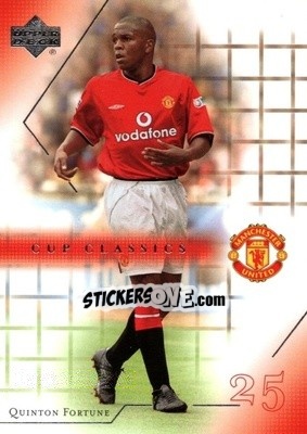 Cromo Quinton Fortune - Manchester United 2001-2002 Trading Cards - Upper Deck