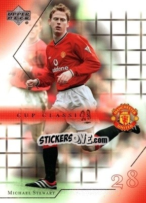 Sticker Michael Stewart - Manchester United 2001-2002 Trading Cards - Upper Deck