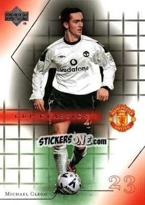 Figurina Michael Clegg - Manchester United 2001-2002 Trading Cards n. 102 - Upper Deck