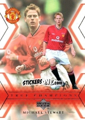 Sticker Michael Stewart - Manchester United 2001-2002 Trading Cards - Upper Deck