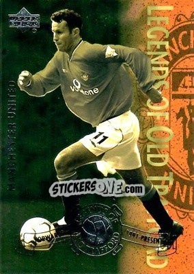 Sticker Ryan Giggs - Manchester United 2001-2002 Trading Cards - Upper Deck