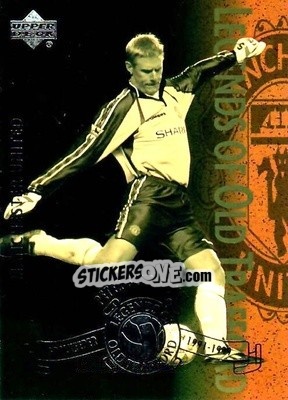 Sticker Peter Schmeichel - Manchester United 2001-2002 Trading Cards - Upper Deck
