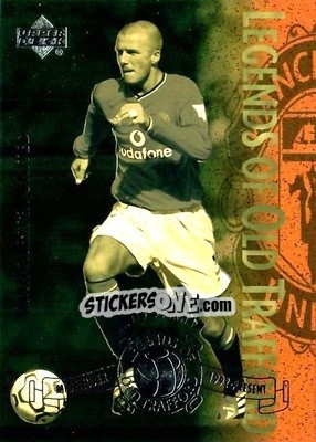 Sticker David Beckham - Manchester United 2001-2002 Trading Cards n. L8 - Upper Deck