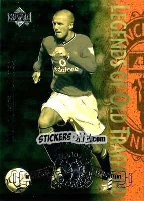 Sticker David Beckham - Manchester United 2001-2002 Trading Cards - Upper Deck