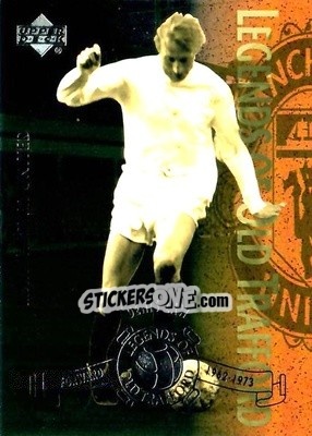 Sticker Denis Law - Manchester United 2001-2002 Trading Cards - Upper Deck