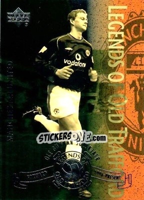 Sticker Ole Gunnar Solskjaer - Manchester United 2001-2002 Trading Cards - Upper Deck
