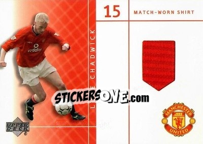Sticker Luke Chadwick - Manchester United 2001-2002 Trading Cards n. LC-S - Upper Deck