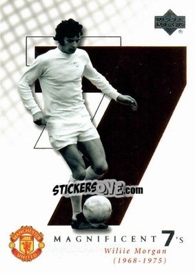Sticker Willie Morgan - Manchester United 2001-2002 Trading Cards n. M3 - Upper Deck
