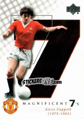 Sticker Steve Coppel - Manchester United 2001-2002 Trading Cards n. M4 - Upper Deck