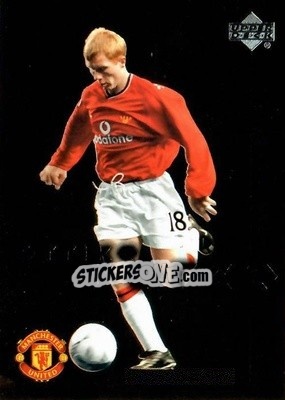 Sticker Paul Scholes - Manchester United 2001-2002 Trading Cards - Upper Deck