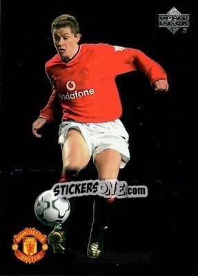 Sticker Ole Gunnar Solskjaer - Manchester United 2001-2002 Trading Cards n. SF6 - Upper Deck