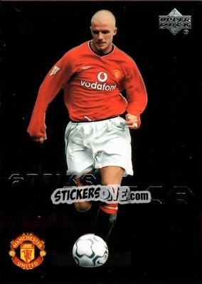 Sticker David Beckham - Manchester United 2001-2002 Trading Cards n. SF7 - Upper Deck