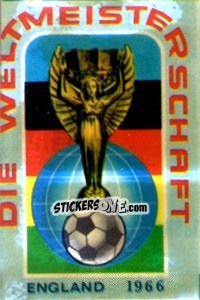 Sticker WM-Symbol Nr. 1 - Die Weltmeisterschaft 1966 In England - Sicker-Verlag