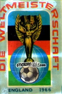 Sticker WM-Symbol Nr. 1 - Die Weltmeisterschaft 1966 In England n. N1 - Sicker-Verlag