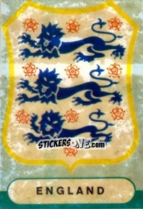 Sticker Wappen - Die Weltmeisterschaft 1966 In England n. N3 - Sicker-Verlag