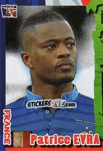 Sticker Patrice Evra - Evropsko Fudbalsko Prvenstvo 2016 n. 13 - G.T.P.R School Shop