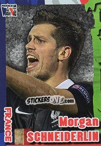 Sticker Morgan Schneiderlin - Evropsko Fudbalsko Prvenstvo 2016 n. 15 - G.T.P.R School Shop