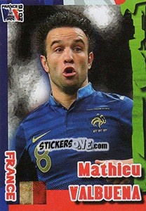 Sticker Mathieu Valbuena - Evropsko Fudbalsko Prvenstvo 2016 - G.T.P.R School Shop