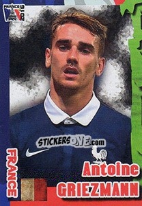 Sticker Antoine Griezmann - Evropsko Fudbalsko Prvenstvo 2016 n. 19 - G.T.P.R School Shop