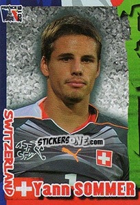 Sticker Yann Sommer - Evropsko Fudbalsko Prvenstvo 2016 n. 27 - G.T.P.R School Shop