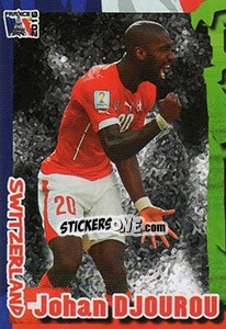Sticker Johan Djourou - Evropsko Fudbalsko Prvenstvo 2016 n. 33 - G.T.P.R School Shop