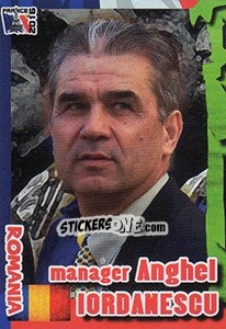 Sticker Anghel Iordanescu - Evropsko Fudbalsko Prvenstvo 2016 - G.T.P.R School Shop