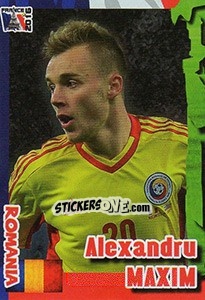 Sticker Alexandru Maxim - Evropsko Fudbalsko Prvenstvo 2016 n. 47 - G.T.P.R School Shop
