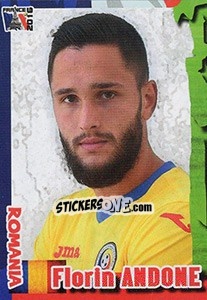 Sticker Florin Andone - Evropsko Fudbalsko Prvenstvo 2016 n. 51 - G.T.P.R School Shop