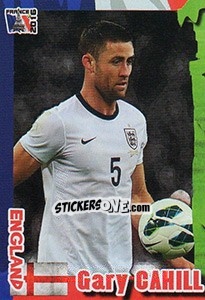 Sticker Gary Cahill - Evropsko Fudbalsko Prvenstvo 2016 n. 76 - G.T.P.R School Shop