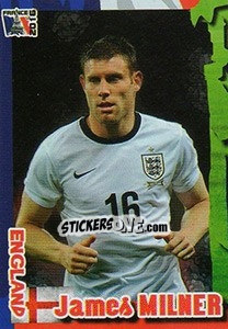 Sticker James Milner - Evropsko Fudbalsko Prvenstvo 2016 n. 77 - G.T.P.R School Shop