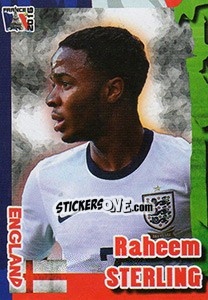 Sticker Raheem Sterling - Evropsko Fudbalsko Prvenstvo 2016 - G.T.P.R School Shop
