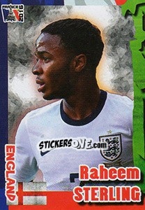 Sticker Raheem Sterling - Evropsko Fudbalsko Prvenstvo 2016 n. 78 - G.T.P.R School Shop