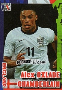 Sticker Alex Oxlade-Chamberlain - Evropsko Fudbalsko Prvenstvo 2016 n. 80 - G.T.P.R School Shop