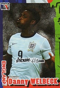 Sticker Danny Welbeck - Evropsko Fudbalsko Prvenstvo 2016 n. 82 - G.T.P.R School Shop