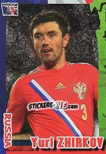 Sticker Yuri Zhirkov - Evropsko Fudbalsko Prvenstvo 2016 n. 90 - G.T.P.R School Shop