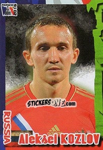 Sticker Aleksei Kozlov - Evropsko Fudbalsko Prvenstvo 2016 n. 98 - G.T.P.R School Shop