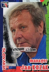 Sticker Jan Kozak - Evropsko Fudbalsko Prvenstvo 2016 n. 101 - G.T.P.R School Shop