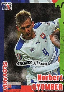 Sticker Norbert Gyomber - Evropsko Fudbalsko Prvenstvo 2016 n. 104 - G.T.P.R School Shop