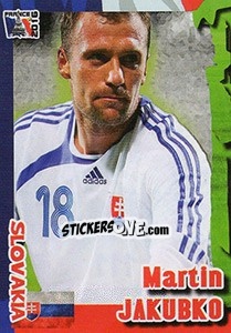 Sticker Martin Jakubko - Evropsko Fudbalsko Prvenstvo 2016 n. 111 - G.T.P.R School Shop