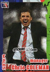 Sticker Chris Coleman - Evropsko Fudbalsko Prvenstvo 2016 n. 116 - G.T.P.R School Shop