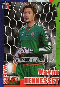 Sticker Wayne Hennessey - Evropsko Fudbalsko Prvenstvo 2016 n. 117 - G.T.P.R School Shop