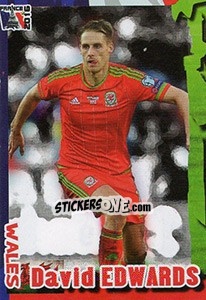 Sticker David Edwards - Evropsko Fudbalsko Prvenstvo 2016 n. 119 - G.T.P.R School Shop