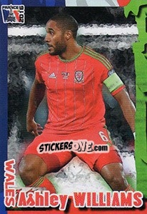 Sticker Ashley Williams - Evropsko Fudbalsko Prvenstvo 2016 n. 122 - G.T.P.R School Shop