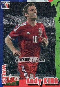 Sticker Andy King - Evropsko Fudbalsko Prvenstvo 2016 - G.T.P.R School Shop