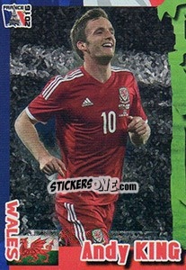 Sticker Andy King - Evropsko Fudbalsko Prvenstvo 2016 n. 123 - G.T.P.R School Shop