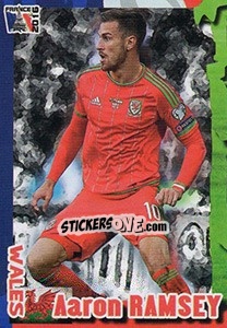 Sticker Aaron Ramsey - Evropsko Fudbalsko Prvenstvo 2016 n. 124 - G.T.P.R School Shop