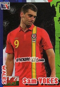 Sticker Sam Vokes - Evropsko Fudbalsko Prvenstvo 2016 - G.T.P.R School Shop